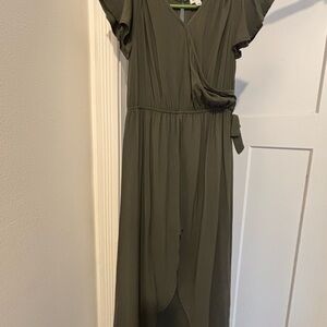 love, Fire Olive High Low Dress